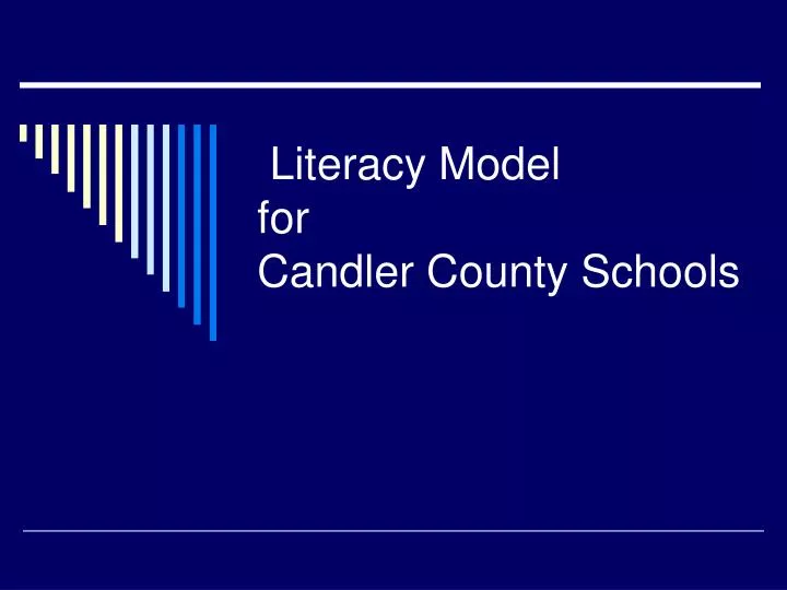 literacy model for candler county schools