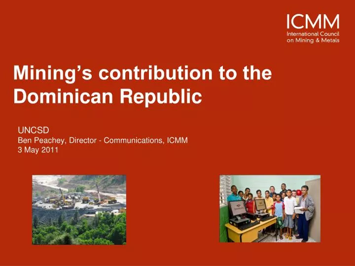 mining s contribution to the dominican republic