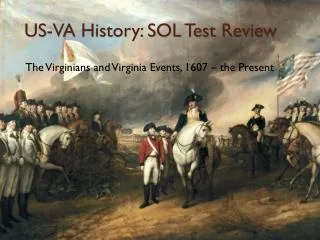 US-VA History: SOL Test Review