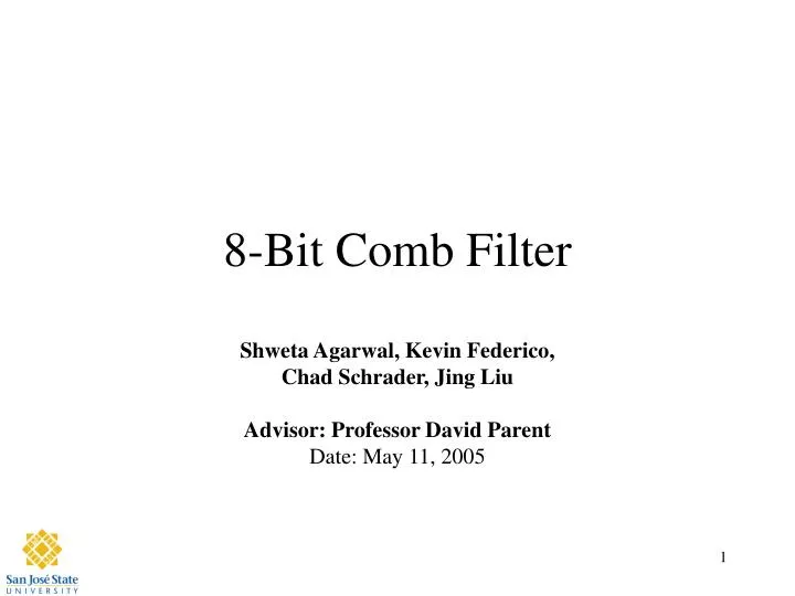 8 bit comb filter