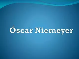 scar niemeyer