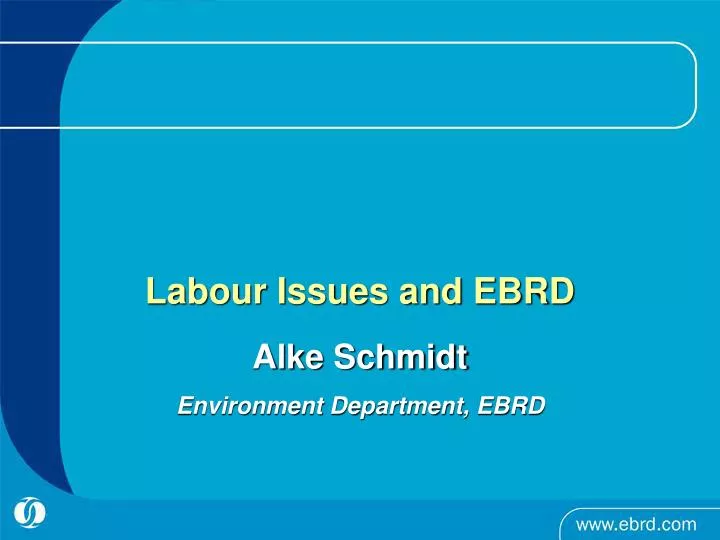 labour issues and ebrd