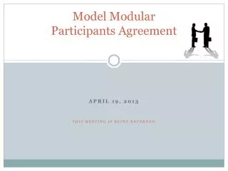 Model Modular Participants Agreement