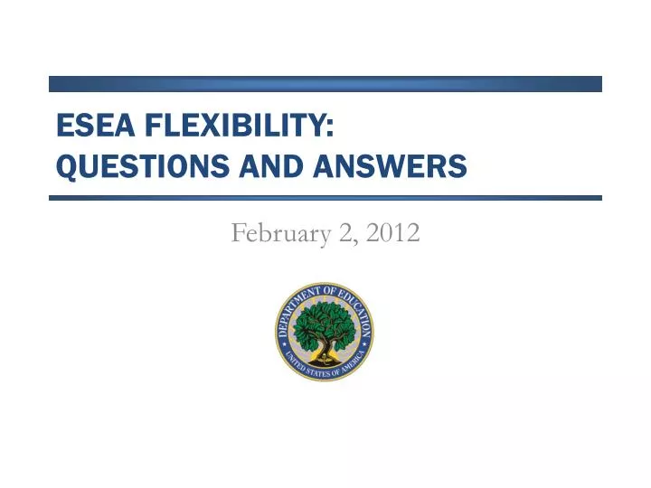 esea flexibility questions and answers