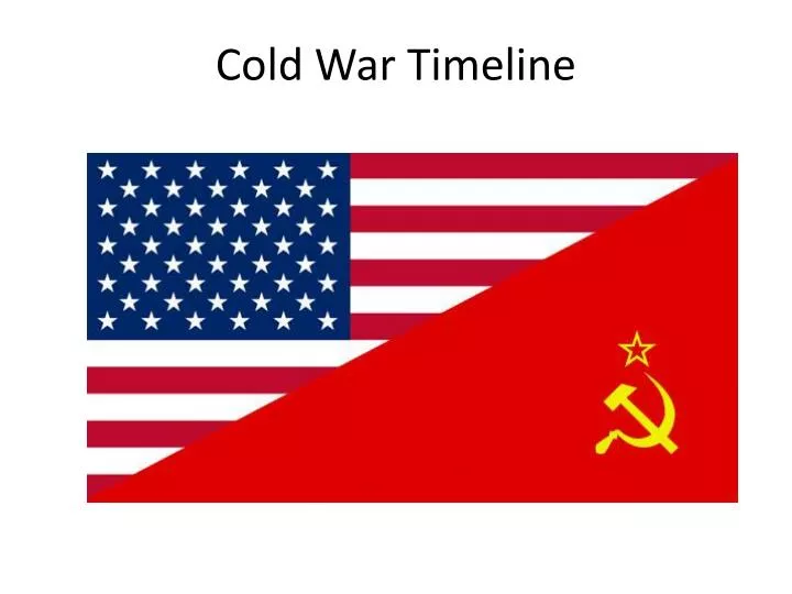 cold war timeline