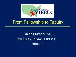 From Fellowship to Faculty