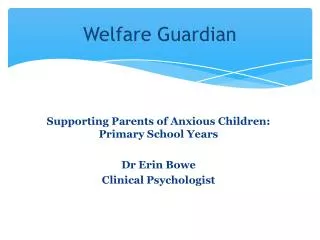 welfare guardian