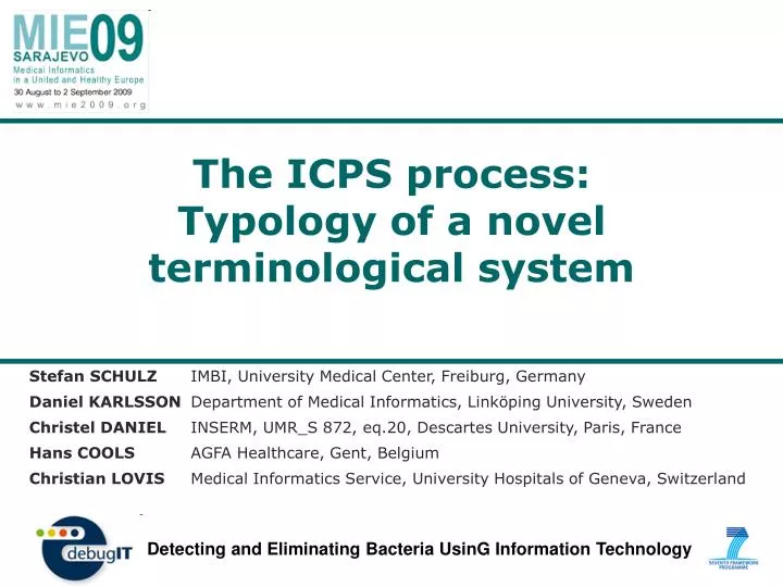 the icps process typology of a novel terminological system