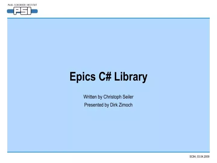 epics c library