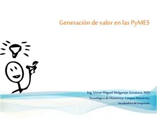generaci n de valor en las pymes