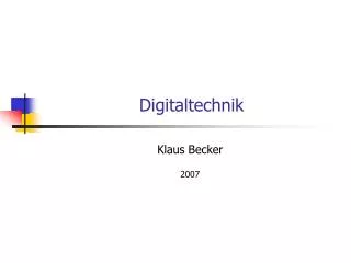 Digitaltechnik