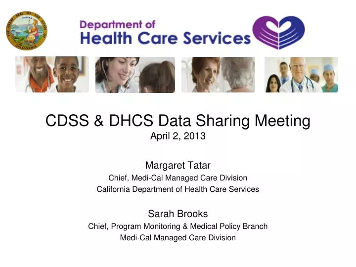 cdss dhcs data sharing meeting april 2 2013