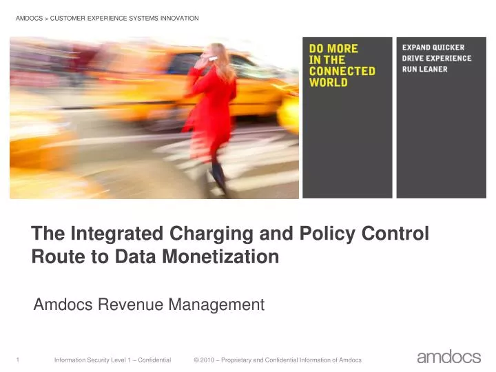 the integrated charging and policy control route to data monetization