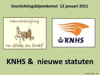 knhs nieuwe statuten
