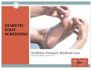 WellOne Primary Medical Care Program for Medical Clinical Staff