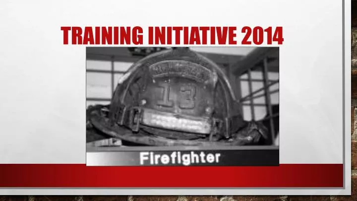 training initiative 2014