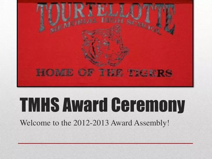 tmhs award ceremony