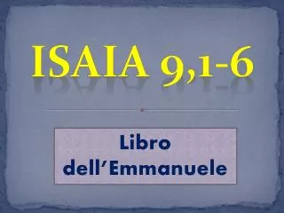 libro dell emmanuele