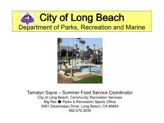 City of Long Beach Department of Parks, Recreation and Marine