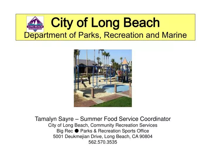 city of long beach department of parks recreation and marine