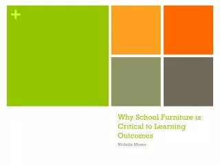 Why School Furniture is Critical to Learning Outcomes