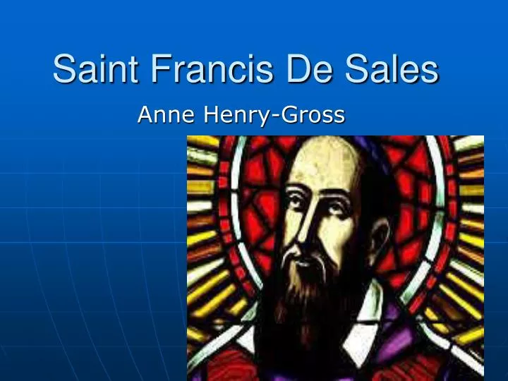 saint francis de sales