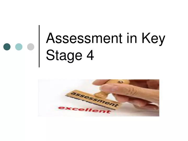 assessment in key stage 4
