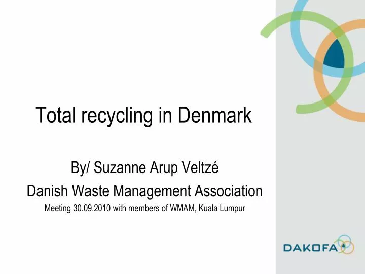 total recycling in denmark