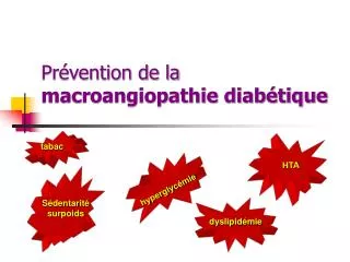 pr vention de la macroangiopathie diab tique