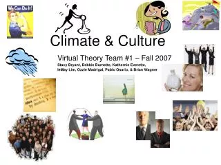 Climate &amp; Culture