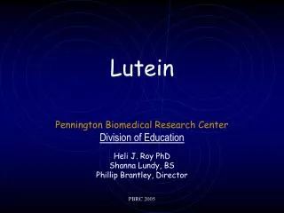 Lutein and Zeaxanthin: Sources