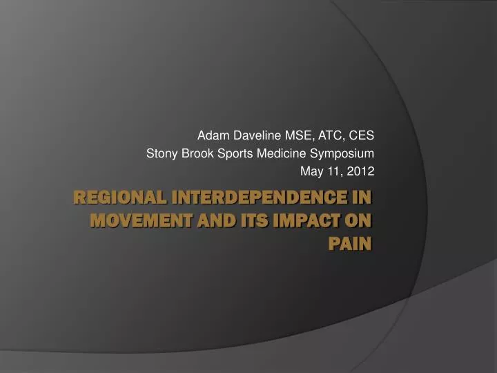 adam daveline mse atc ces stony brook sports medicine symposium may 11 2012