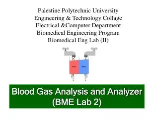 Blood Gas Analysis and Analyzer (BME Lab 2)