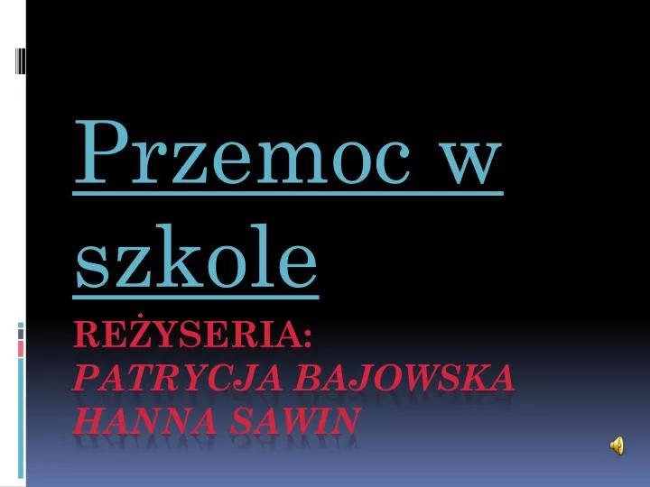 przemoc w szkole