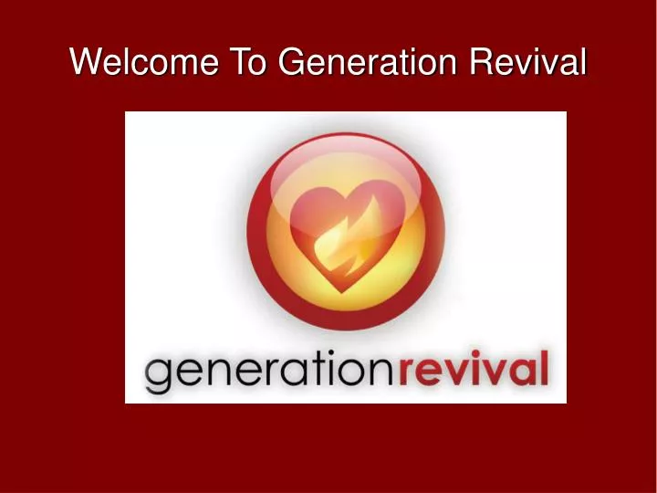 welcome to generation revival