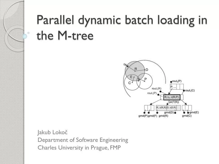parallel dynamic batch loading in the m tree