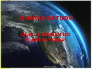 o in cio de tudo