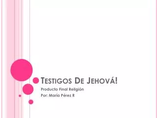 testigos de jehov