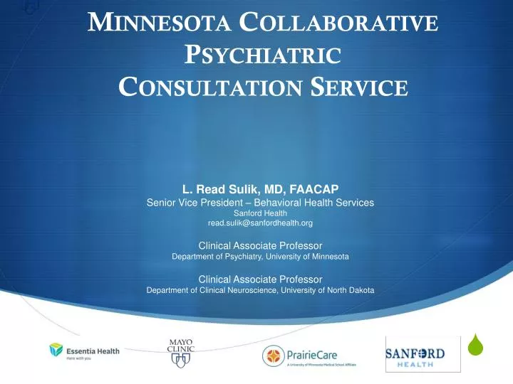 minnesota collaborative psychiatric consultation service