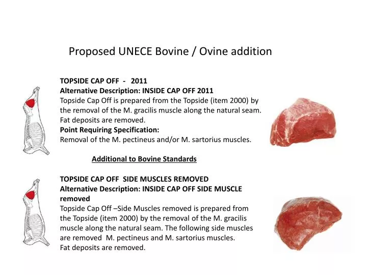 proposed unece bovine ovine addition