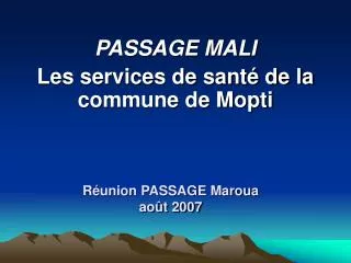 r union passage maroua ao t 2007