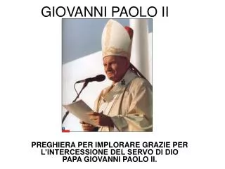 giovanni paolo ii