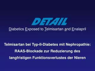 d iabetics e xposed to t elmisartan a nd e nalapril