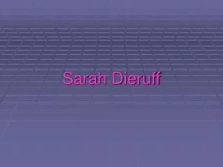 Sarah Dieruff