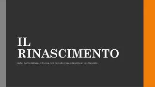 il rinascimento