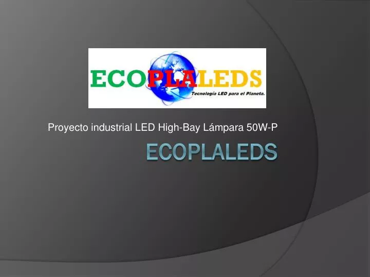 proyecto industrial led high bay l mpara 50w p