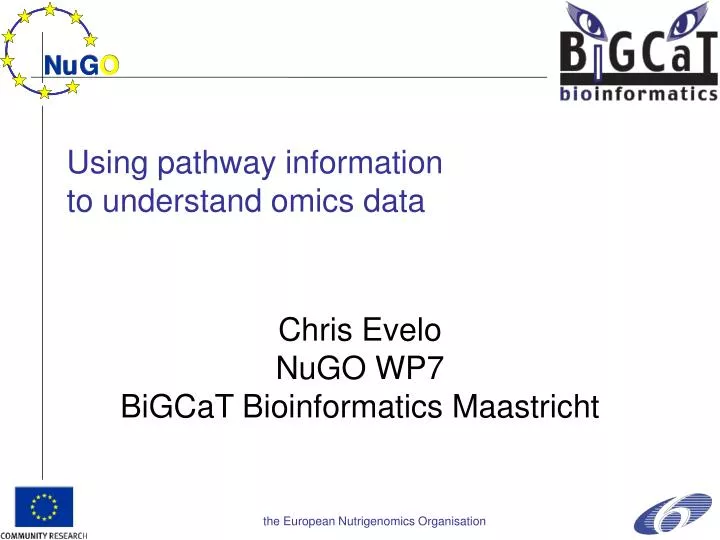 using pathway information to understand omics data