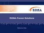 fSONA Proven Solutions - slide 1