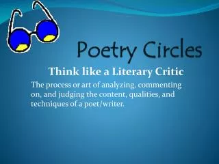 Poetry Circles