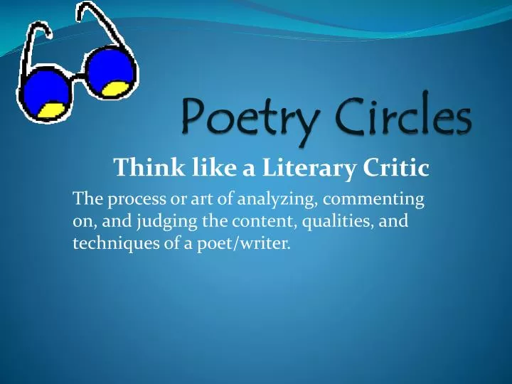 poetry circles